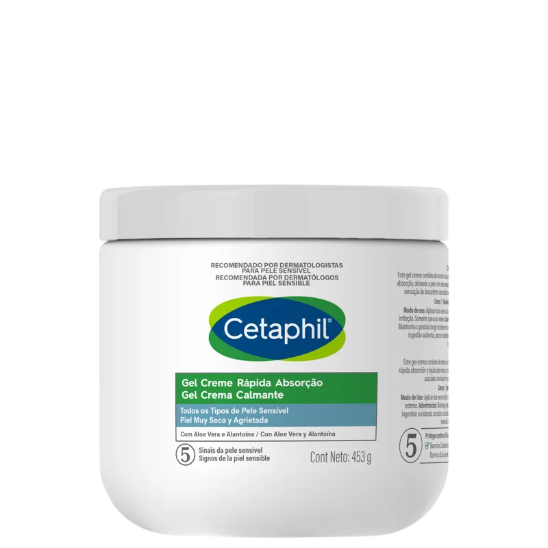 Cetaphil com Aloe Vera Rápida Absorção - Gel Creme Hidratante Corporal 226g