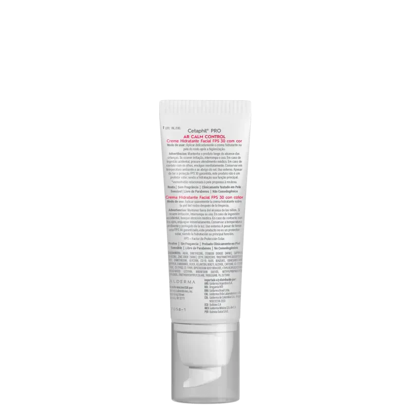 Cetaphil Pro AR Calm Control FPS 30 - Creme Hidratante Facial com Cor 50ml