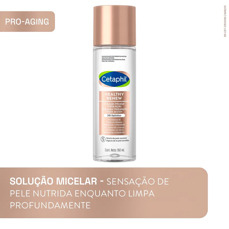 Cetaphil Healthy Renew Tripla Ação - Solução Micelar Hidratante 160ml