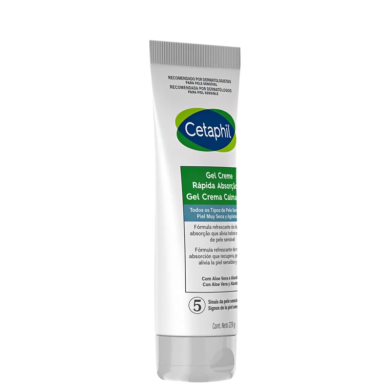 Cetaphil com Aloe Vera Rápida Absorção - Gel Creme Hidratante Corporal 226g