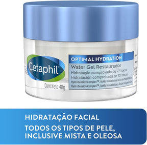 Cetaphil Water Gel Hidratante Com Ácido Hialurônico Cetaphil Optimal Hydration