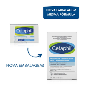Cetaphil Limpeza Suave - Sabonete em Barra 127g
