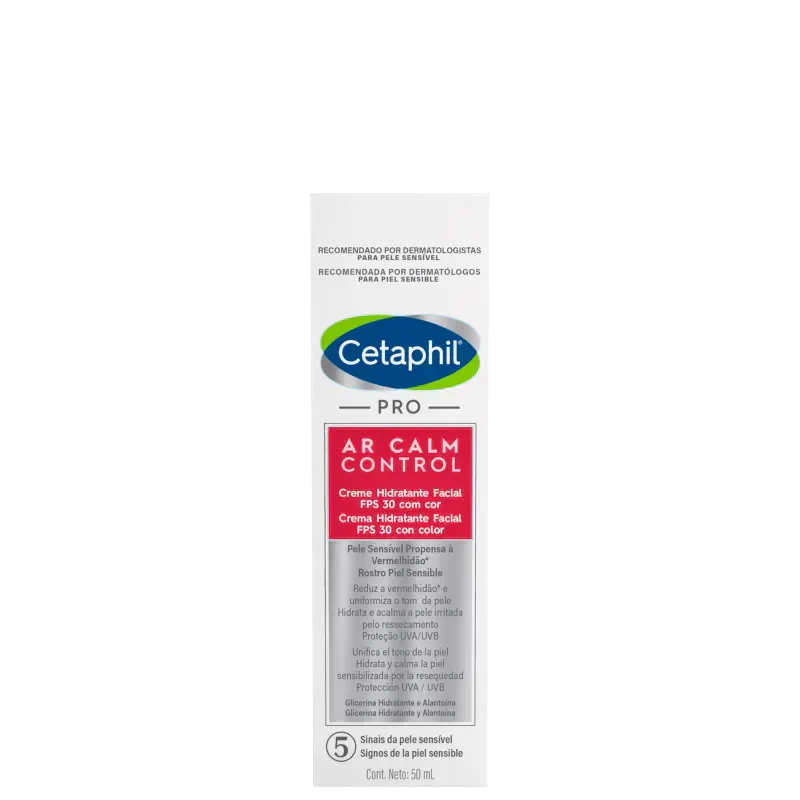 Cetaphil Pro AR Calm Control FPS 30 - Creme Hidratante Facial com Cor 50ml